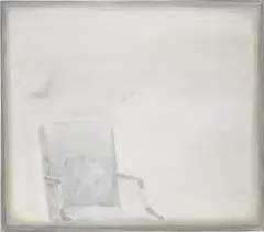 Absence by Luc Tuymans, 2001, oil on canvas, sold Nov 2022