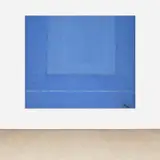 Robert Motherwell, Open No. 25: In Blue with Variations, 1968, acrylic and charcoal on canvas