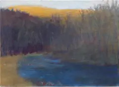 Wolf Kahn, Evening Brook, 1978, oil on canvas