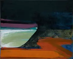 Ed Clark, Black Daylight, 1966, oil on canvas