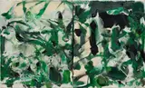 Joan Mitchell, Untitled, 1975, oil on canvas, diptych