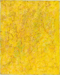 Yellow Abstraction by Beauford Delaney, 1957, oil on canvas, sold Nov 2022