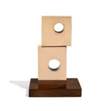 Barbara Hepworth, Squares (June), 1969, polished bronze