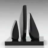 Barbara Hepworth, Three Forms (Winter Rocks)