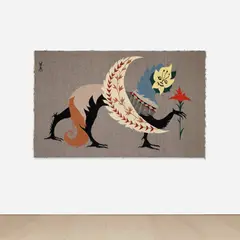 Leonora Carrington, Untitled (Griffin), 1950, wool tapestry