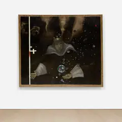 Julio Galán, Diamah, 1988, mixed media on canvas