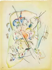 Ohne Titel by Wassily Kandinsky, 1918, watercolor, pen and India ink on paper, offered Nov 2022