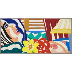 Study for Bedroom Nude (folding screen) by Tom Wesselmann, 1985, pencil and Liquitex on Bristol board, sold Nov 2022