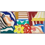 Tom Wesselmann, Study for Bedroom Nude (folding screen), 1985, pencil and Liquitex on Bristol board