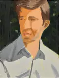 Alex Katz, Vincent, 1996, oil on board