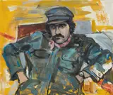 Elaine de Kooning, John Glykos, 1973, oil on panel