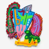 Elizabeth Murray, Pico, 2006, three-dimensional assemblage of hand-carved and hand-painted foam
