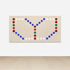 Thomas Downing, Split Possession, acrylic on canvas