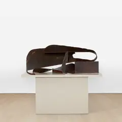 Table Piece CCLXI by Anthony Caro O.M, 1975, rusted and varnished steel, sold Nov 2022