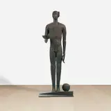Mimmo Paladino, Untitled, 2004, bronze with green patina
