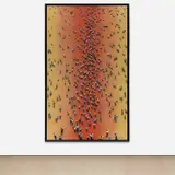 Juan Genovés, Columna I, 2009, acrylic on canvas