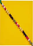 Jorge Eielson, Amazzonia, 1998, acrylic and stitched and woven fabrics applied on canvas on wooden board