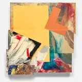 Sam Gilliam, Over and Under, 2009, acrylic on assembled birch panel