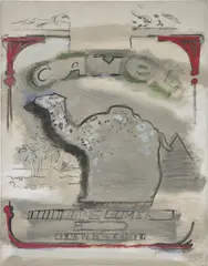 Grey & Shadow Camel by Larry Rivers, 1980, acrylic on canvas, offered Nov 2022