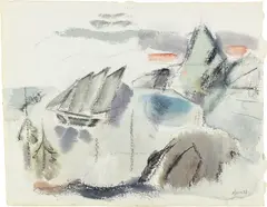From Green Head by John Marin, 1922, watercolor on paper, offered Nov 2022