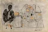 Roy Lichtenstein, St. Macarius Before His Monastery