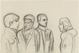Alex Katz, Unfamiliar Image, 2001, pencil on paper
