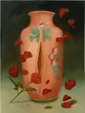 Dominique Fung, An Alluring Vase, 2018, oil on canvas
