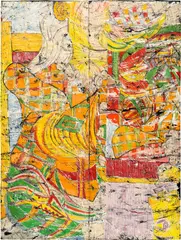 Angel Otero, Figuring You Out, 2015, oil and fabric on canvas