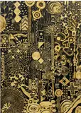 Lina Iris Viktor, Constellations VI, 2018, pure 24 karat gold, acrylic and resin on matte canvas
