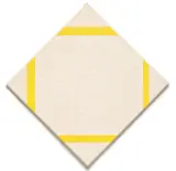 Tom Sachs, 138 Losenge Composition with Four Yellow Lines 1933