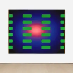 Untitled by Jack Goldstein, 1987, acrylic on canvas, sold Nov 2022