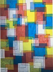 Peter Schuyff, Untitled, 1985, acrylic on linen