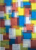 Peter Schuyff, Untitled, 1985, acrylic on linen