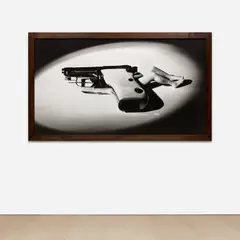 Laurie Simmons, Lying Gun, 1990, gelatin silver print
