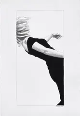Untitled by Robert Longo, 1982, charcoal, graphite and ink on paper, sold Nov 2022