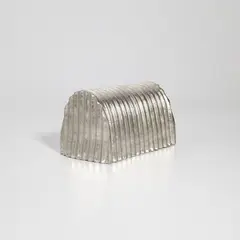 Simone Leigh, Quonset, 2020, bronze and platinum leaf