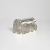 Simone Leigh, Quonset, 2020, bronze and platinum leaf