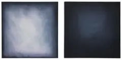 Untitled by Anish Kapoor, 2000, oil on canvas, in 2 parts, sold Nov 2022