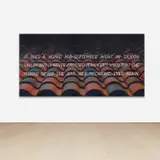 Silicon Valley by Alex Israel & Bret Easton Ellis, 2016, acrylic and UV ink on canvas, sold Nov 2022