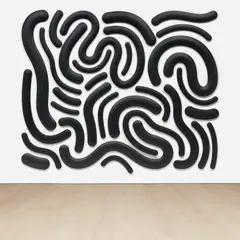 So It Goes A by Josh Sperling, 2019, acrylic on canvas, in 30 parts, sold Nov 2022