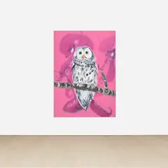 Ann Craven, Owl (Barred Owl Looking), 2014, oil on canvas