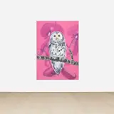 Ann Craven, Owl (Barred Owl Looking)