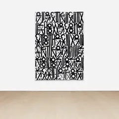 RETNA, Electrify the City, 2012, acrylic on canvas