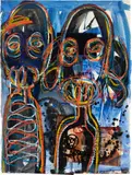 Aboudia, Two Figures