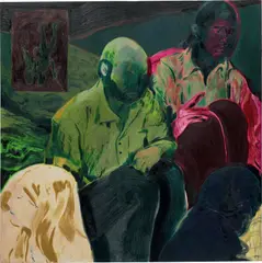 Anthony Cudahy, Watching, 2018, oil on canvas