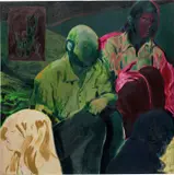 Anthony Cudahy, Watching, 2018, oil on canvas