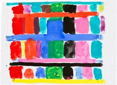 Stanley Whitney, Untitled, 2014, gouache on paper