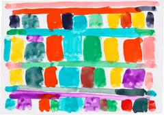 Stanley Whitney, Untitled, 2014, gouache on paper