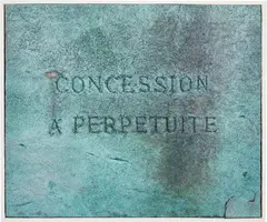 Paul Sietsema, Concession drawing 2, 2012, ink on paper