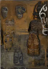 Siren by Terry Winters, 1985, oil on canvas, sold Nov 2022